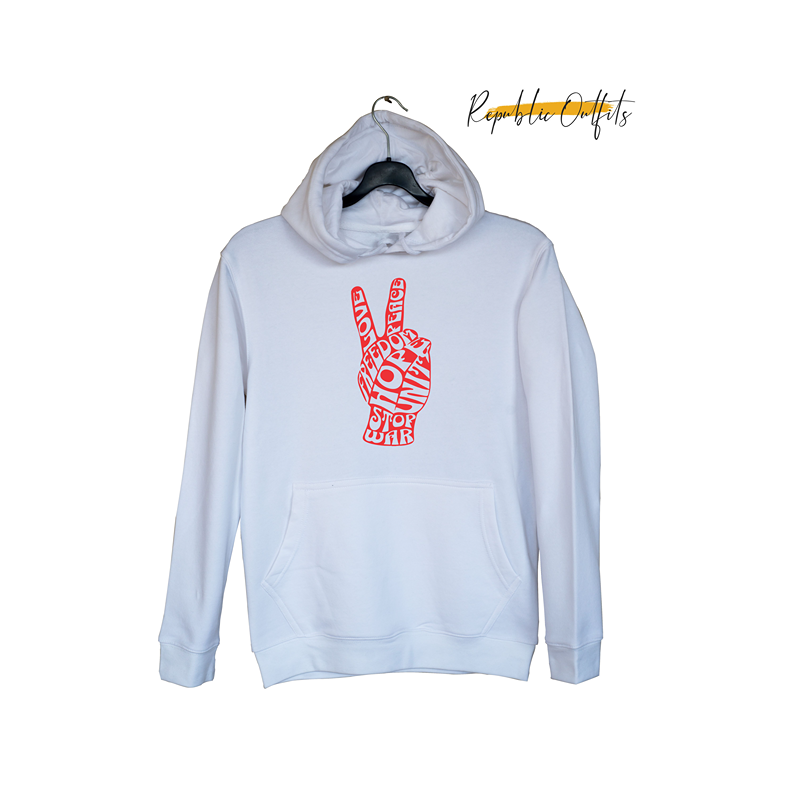 Stop War Graphic Hoodie