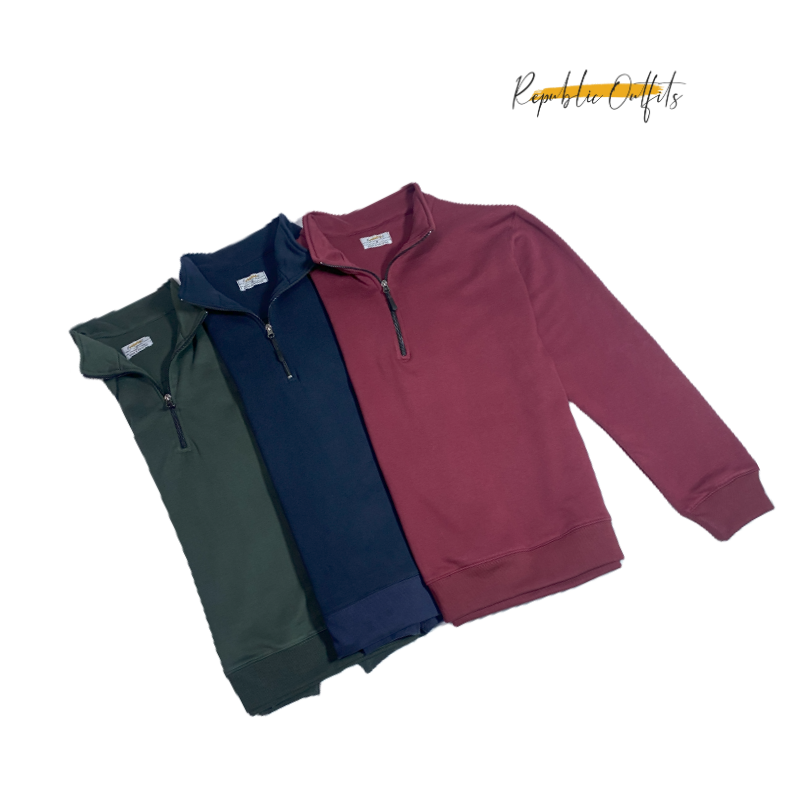 Exclusive Half-Zipper Pullover - 380 GSM Fleece (100% Cotton)