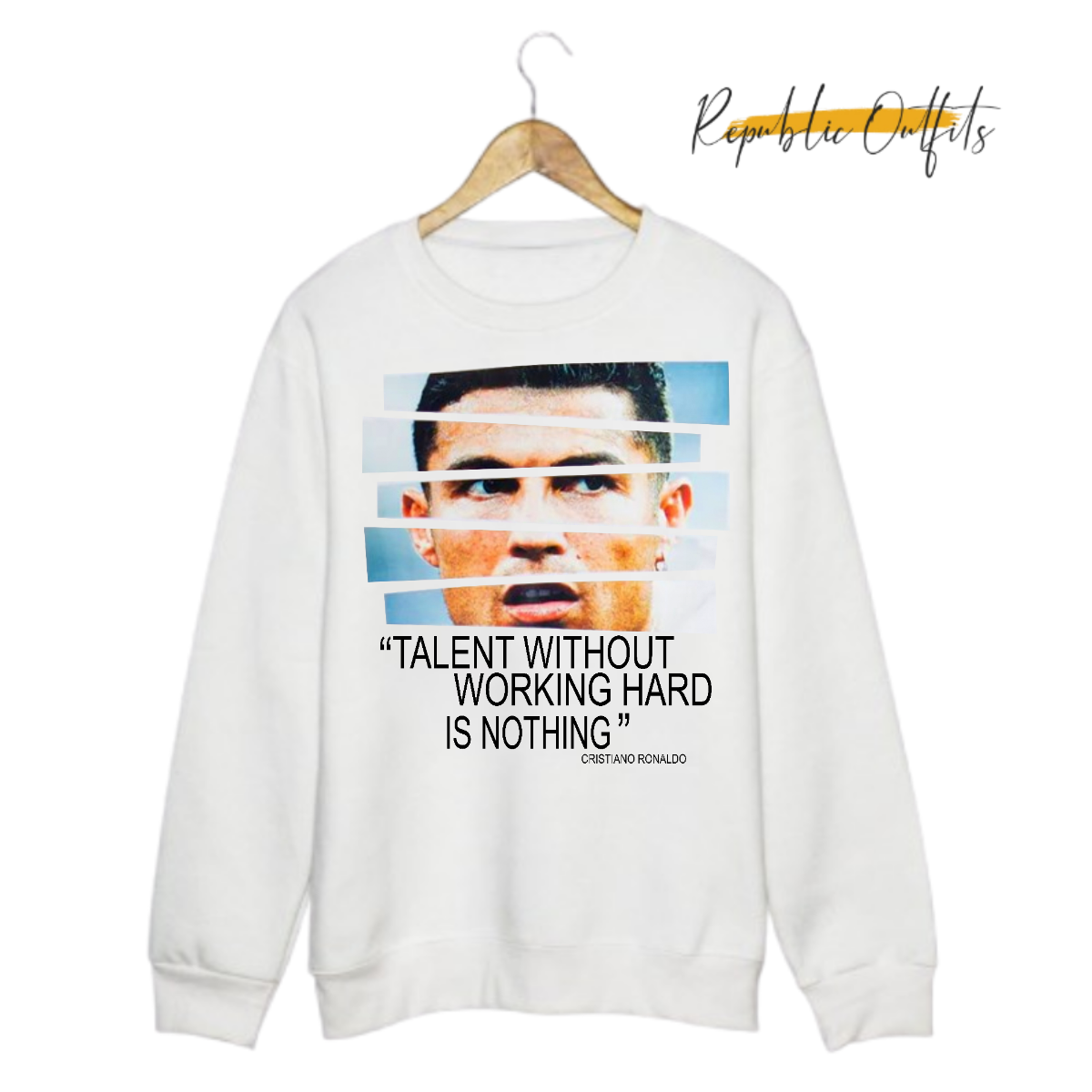 Cristiano Ronaldo-Inspired Sweatshirt