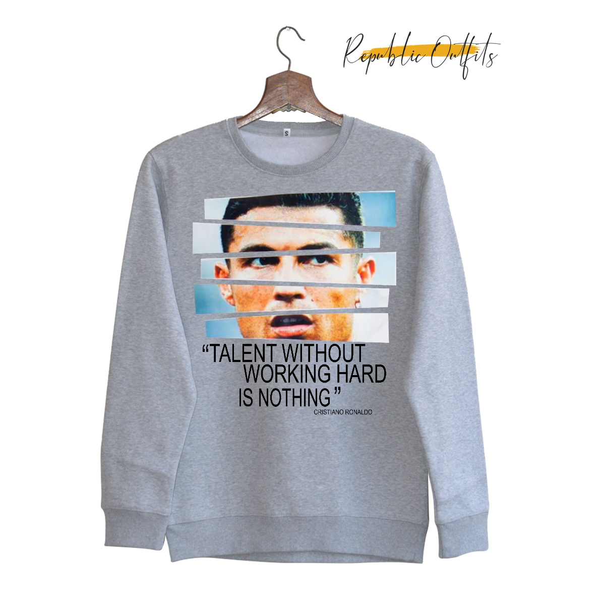 Cristiano Ronaldo-Inspired Sweatshirt