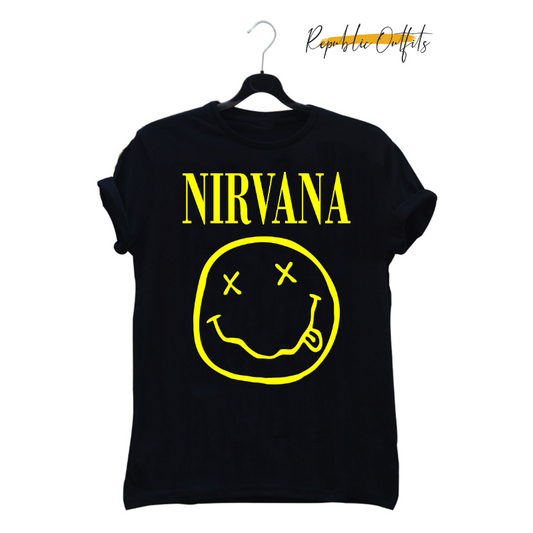 Nirvana Graphic T-Shirt – 100% Cotton | Screen Printed
