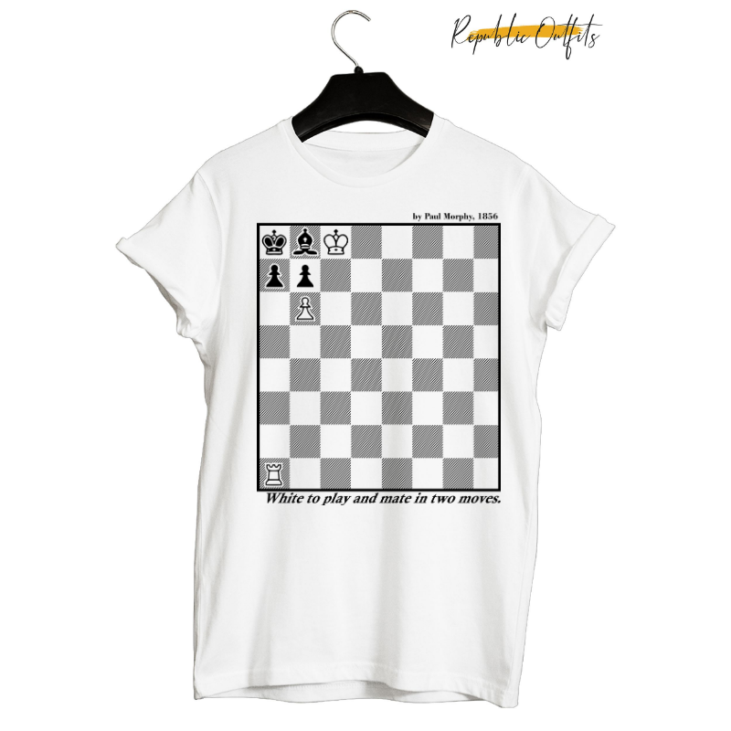Paul Morphy 1856 Chess Graphic T-Shirt