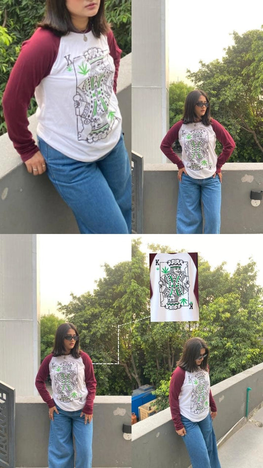 King Of Weed Raglan
