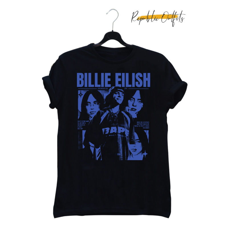 Billie Eilish Graphic T-Shirt – 100% Cotton | Screen Printed