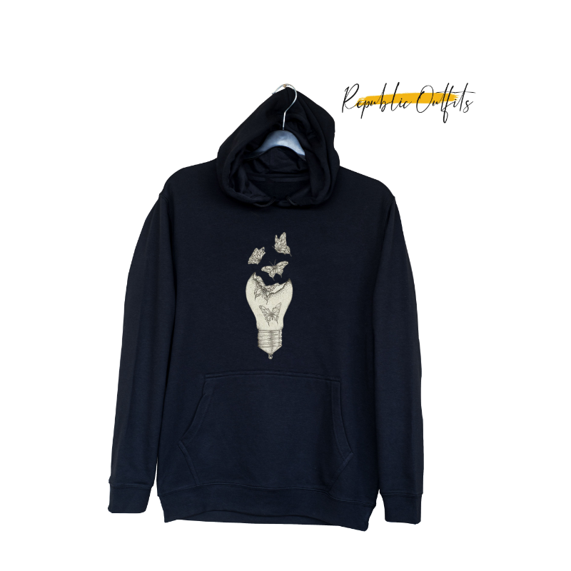 Broken Bulb Butterfly" Hoodie