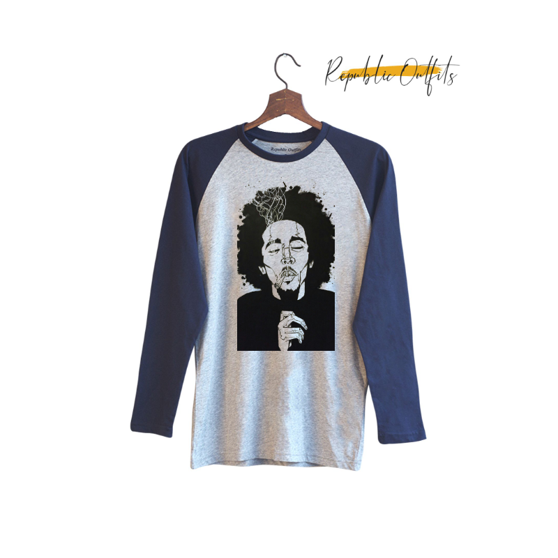 Bob Marley Black Raglan