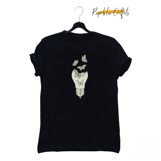 Broken Bulb Butterfly T-Shirt