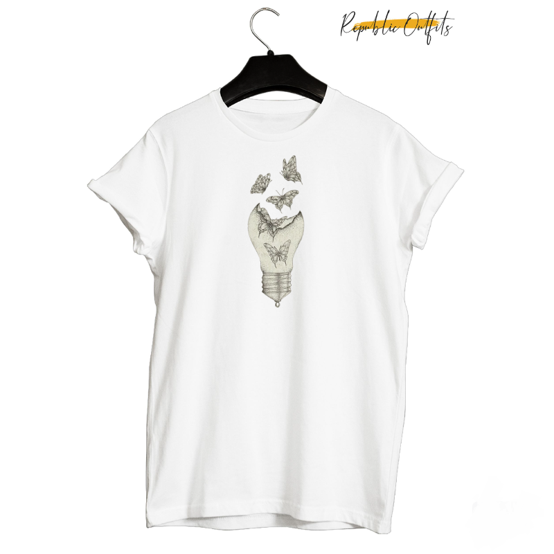 Broken Bulb Butterfly T-Shirt