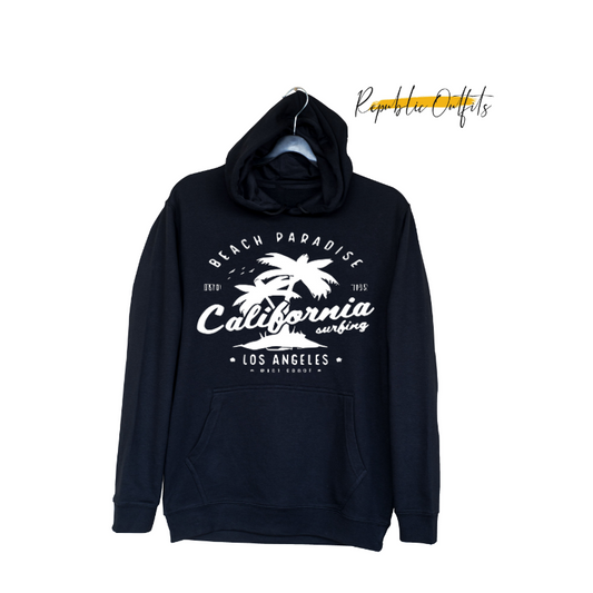 California Beach Paradise" Hoodie