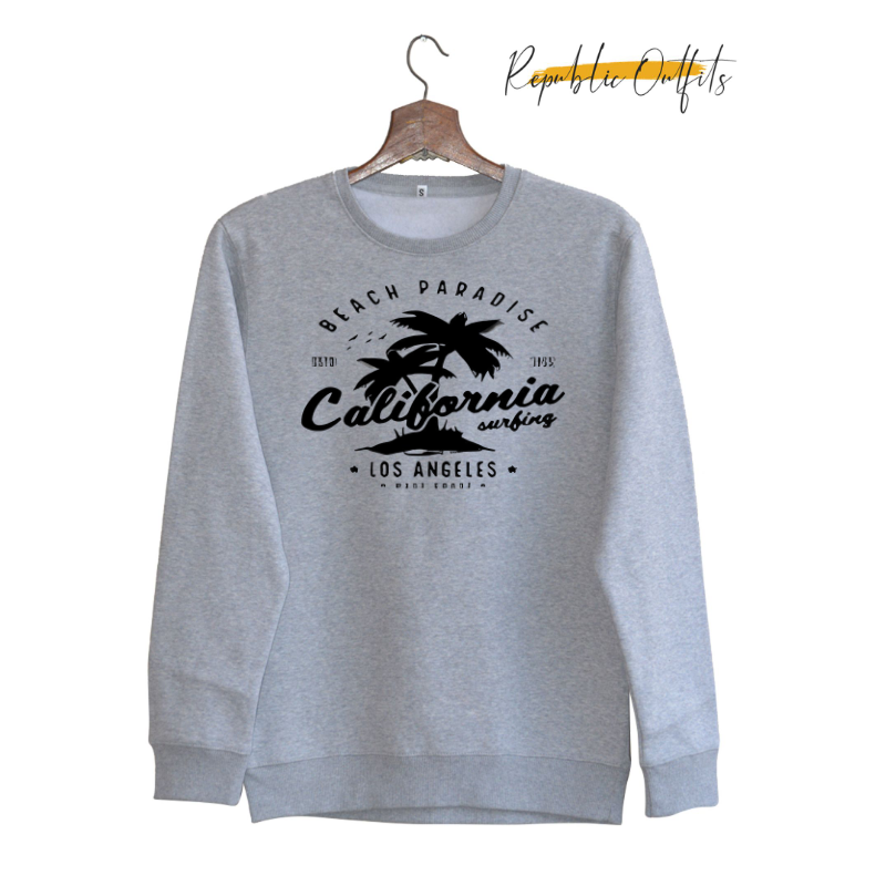 California Beach Paradise" Sweatshirt