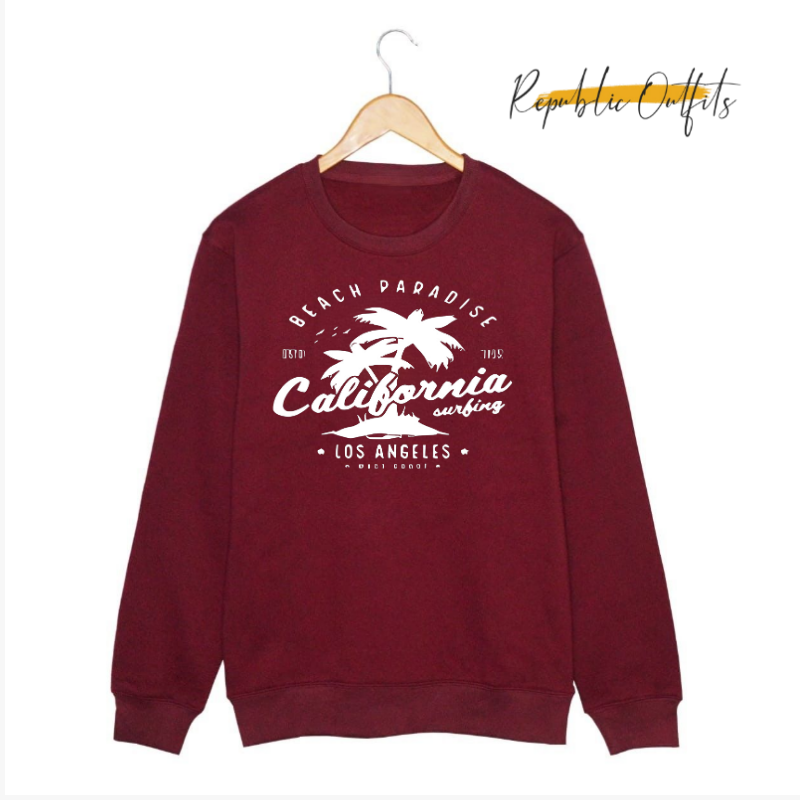 California Beach Paradise" Sweatshirt