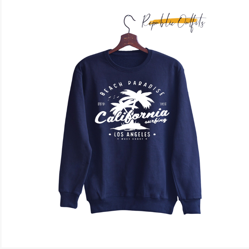 California Beach Paradise" Sweatshirt