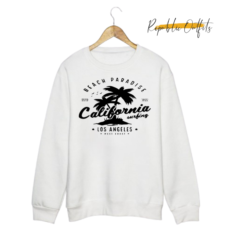 California Beach Paradise" Sweatshirt