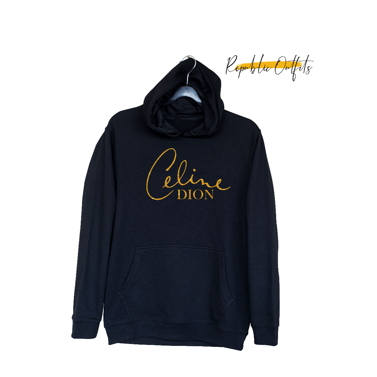 Celine Dion with the Tribute Hoodie