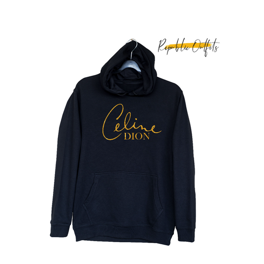 Celine Dion with the Tribute Hoodie