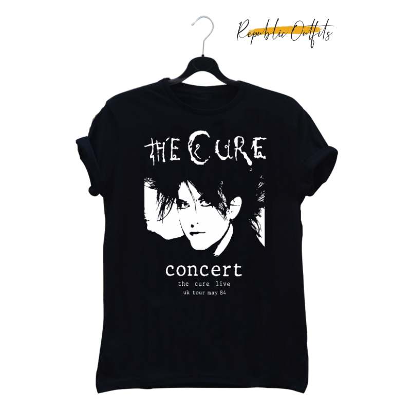 The Cure Concert Graphic T-Shirt – 100% Cotton | Screen Printed