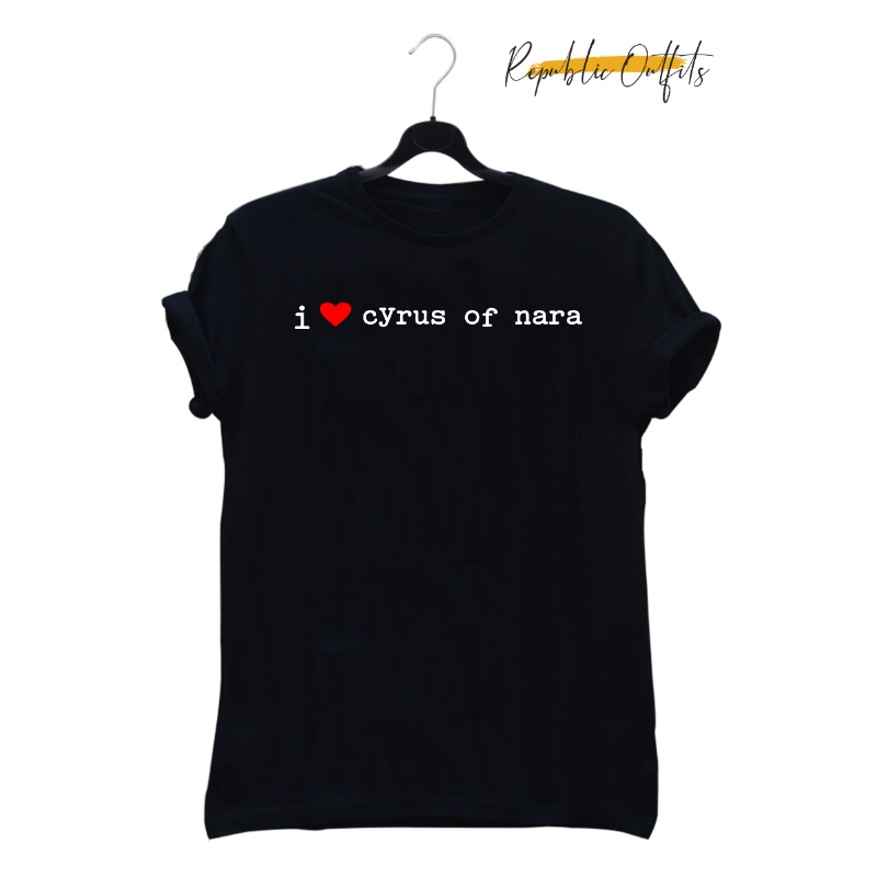 I ♥ Cyrus of Nara Graphic T-Shirt – 100% Cotton | Screen Printed