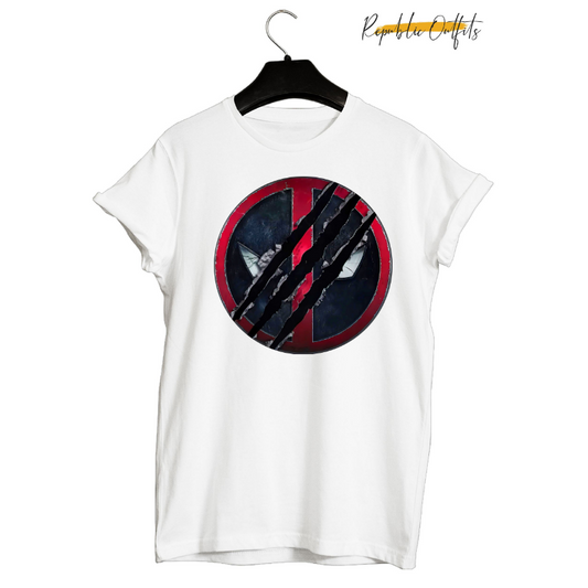 Superhero Slash Logo T-Shirt – Iconic Crossover