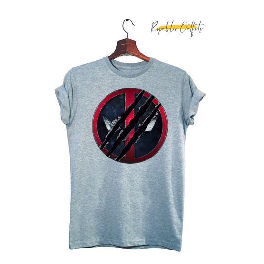 Superhero Slash Logo T-Shirt – Iconic Crossover