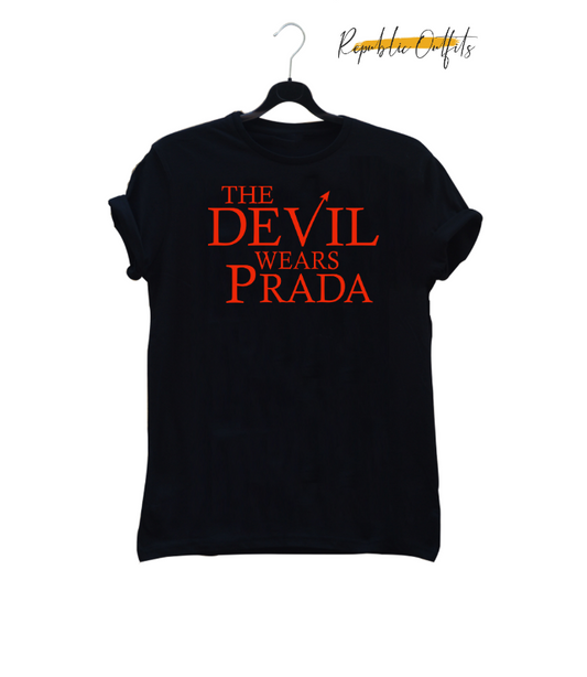 The Devil Wears Prada Slogan Graphic T-Shirt