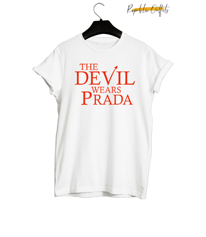 The Devil Wears Prada Slogan Graphic T-Shirt