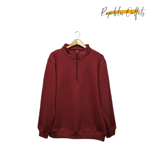 Exclusive Half-Zipper Pullover - 380 GSM Fleece (100% Cotton)