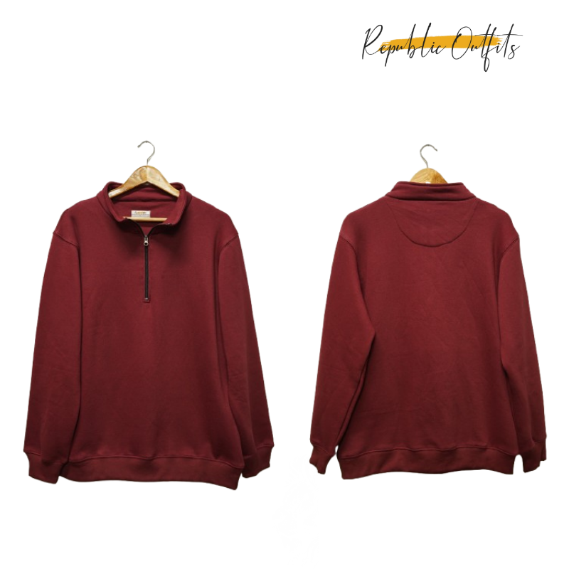 Exclusive Half-Zipper Pullover - 380 GSM Fleece (100% Cotton)