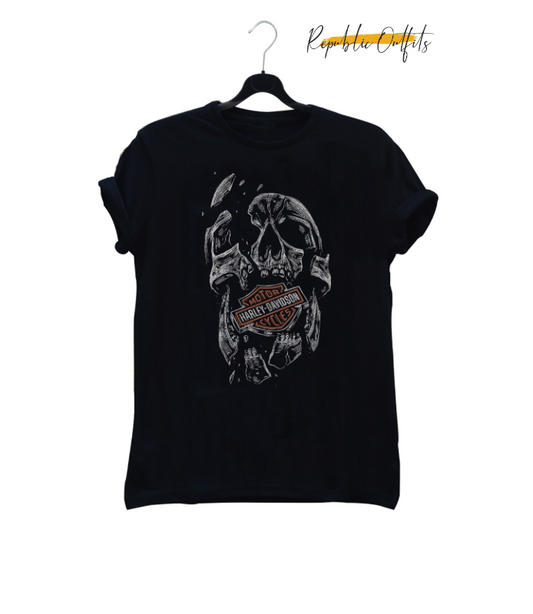 Harley-Davidson Shattered Skull Graphic T-Shirt