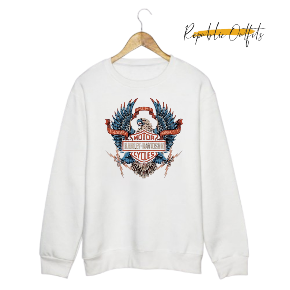 Harley Davidson Wings Sweatshirt