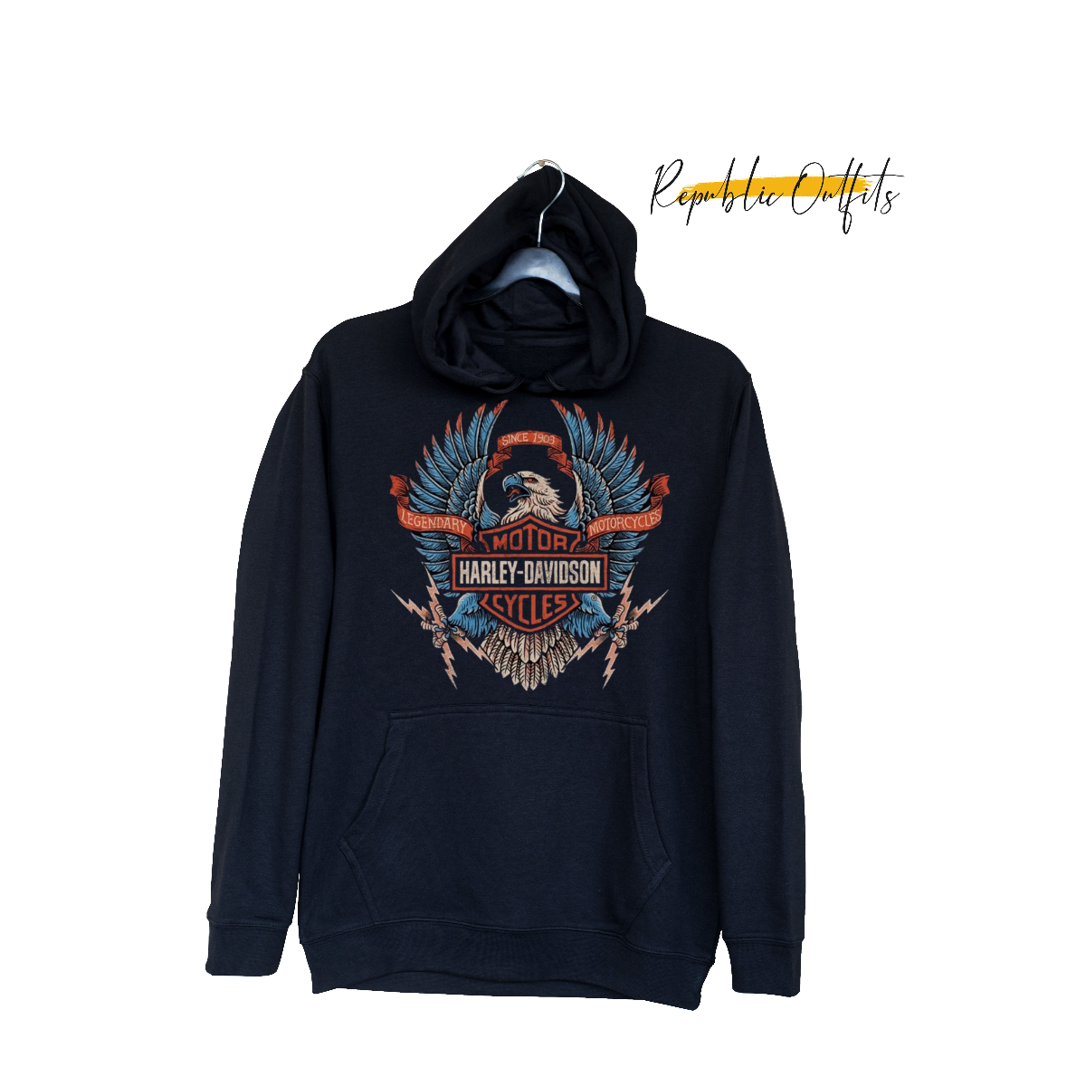 Harley Davidson Wings Hoodie