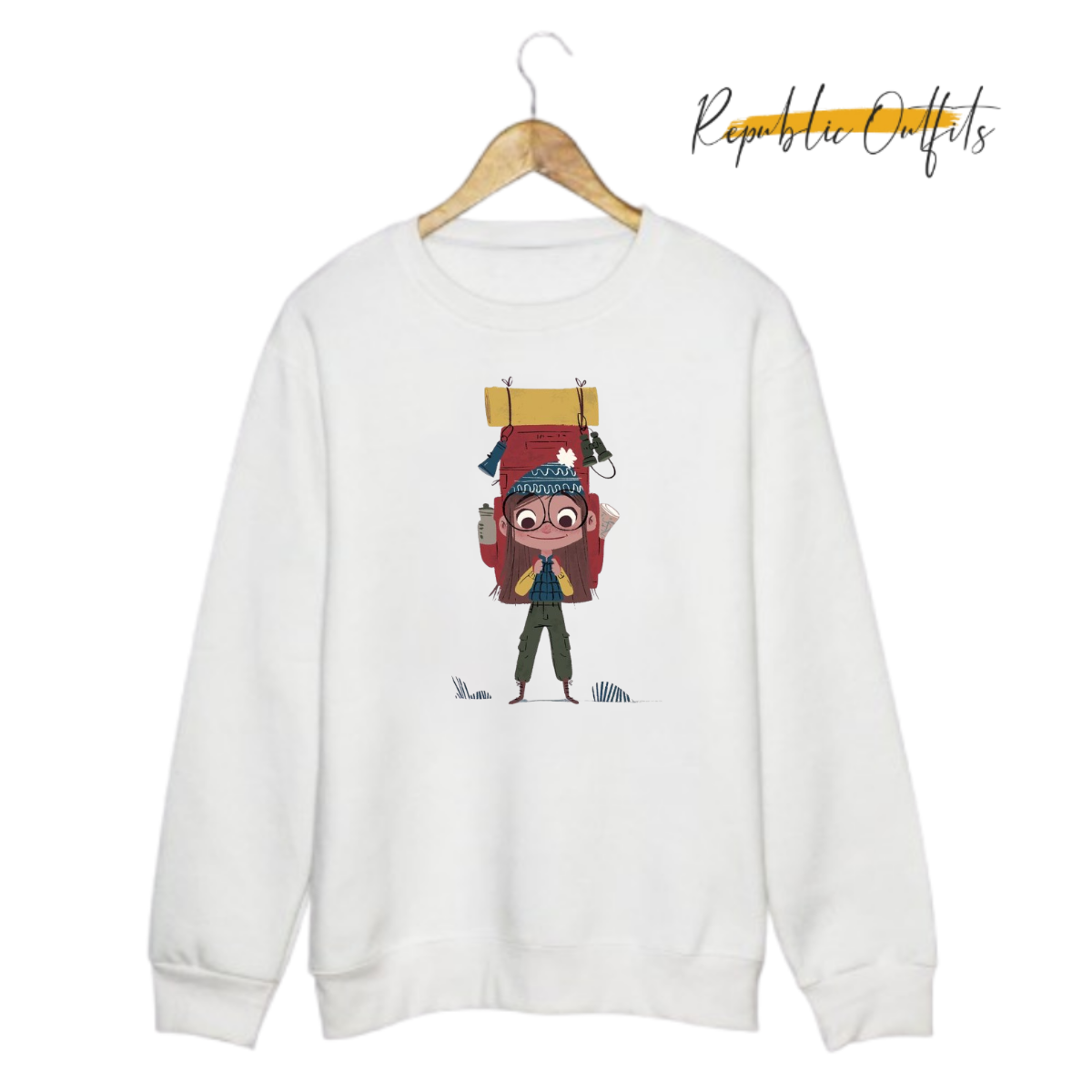 Hiking Girl Sweatshirt