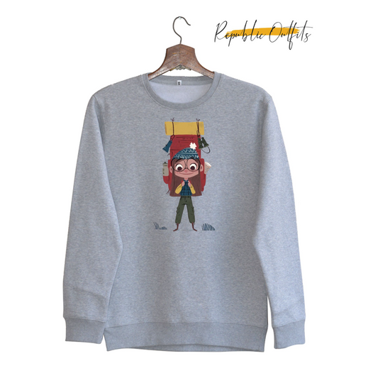 Hiking Girl Sweatshirt