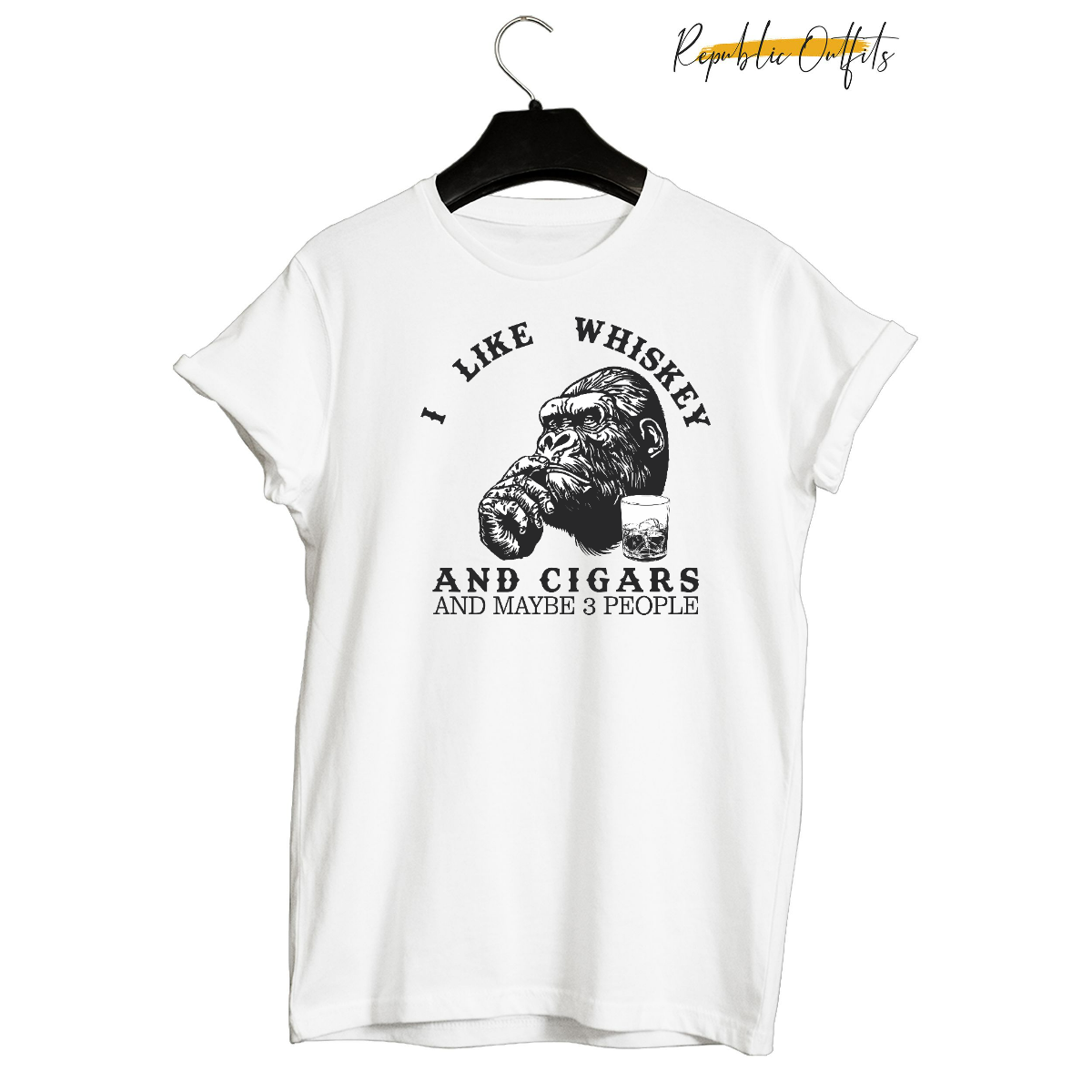 I Like Whiskey and Cigars T-Shirt
