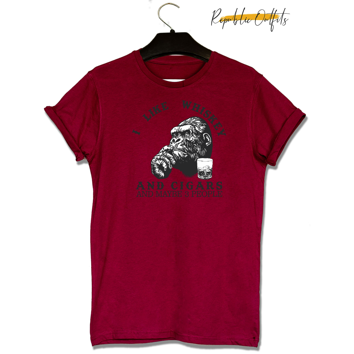 I Like Whiskey and Cigars T-Shirt