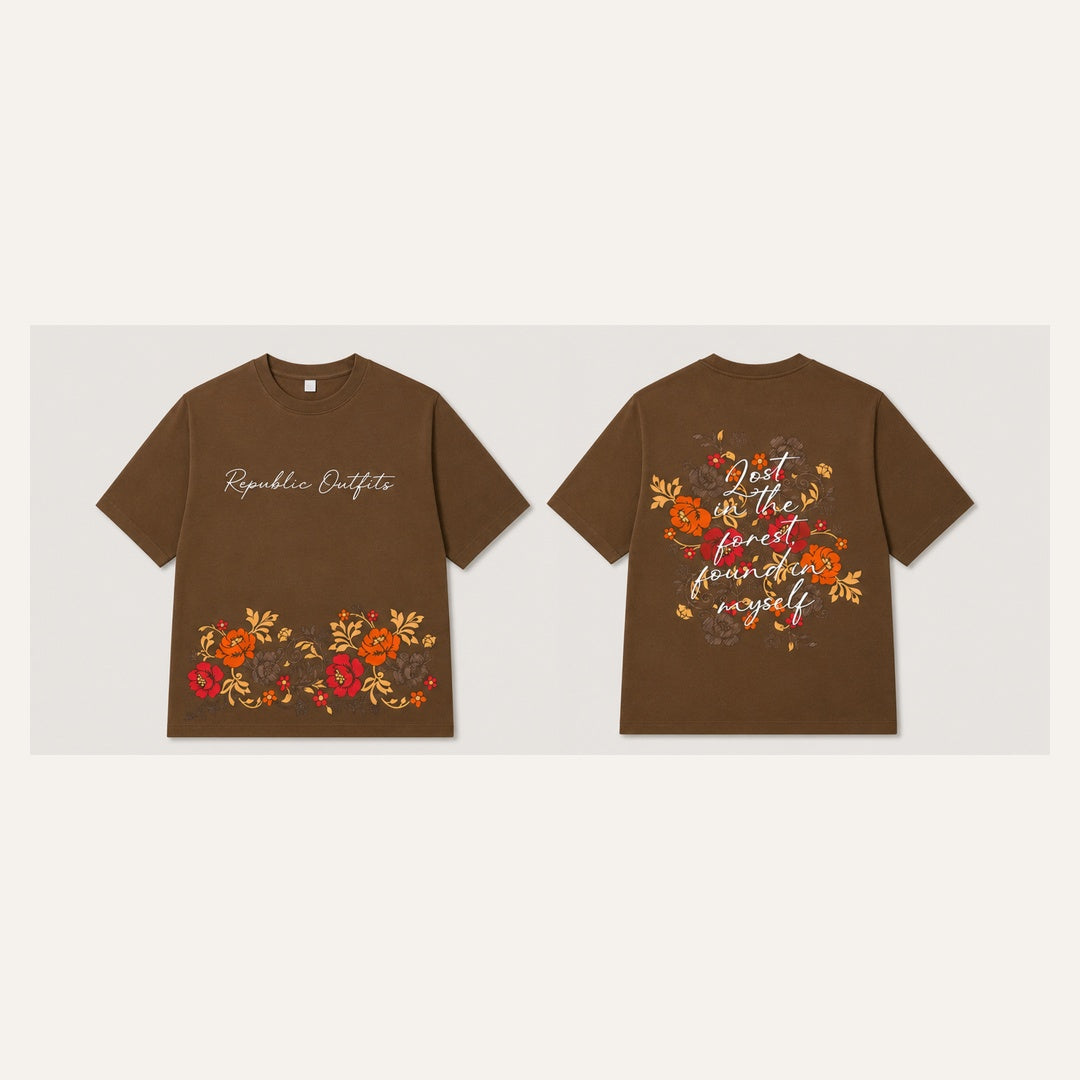 Lost In The Forest Oversized Tee