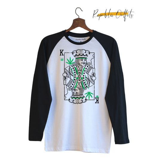King Of Weed Raglan