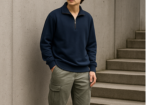 Half-Zipper Pullover
