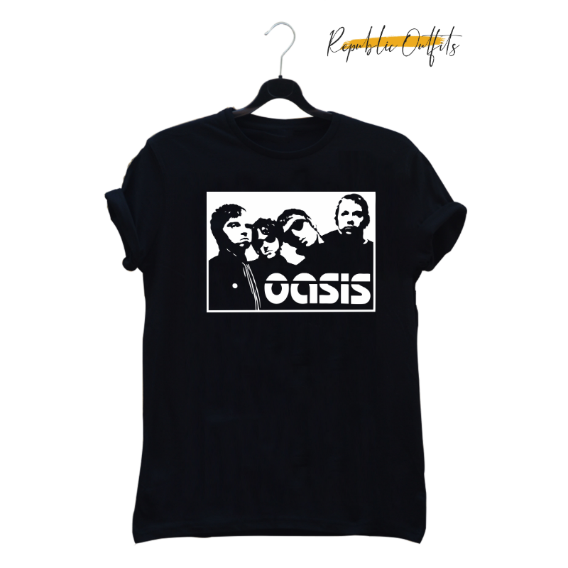 Oasis Graphic T-Shirt – 100% Cotton | Screen Printed