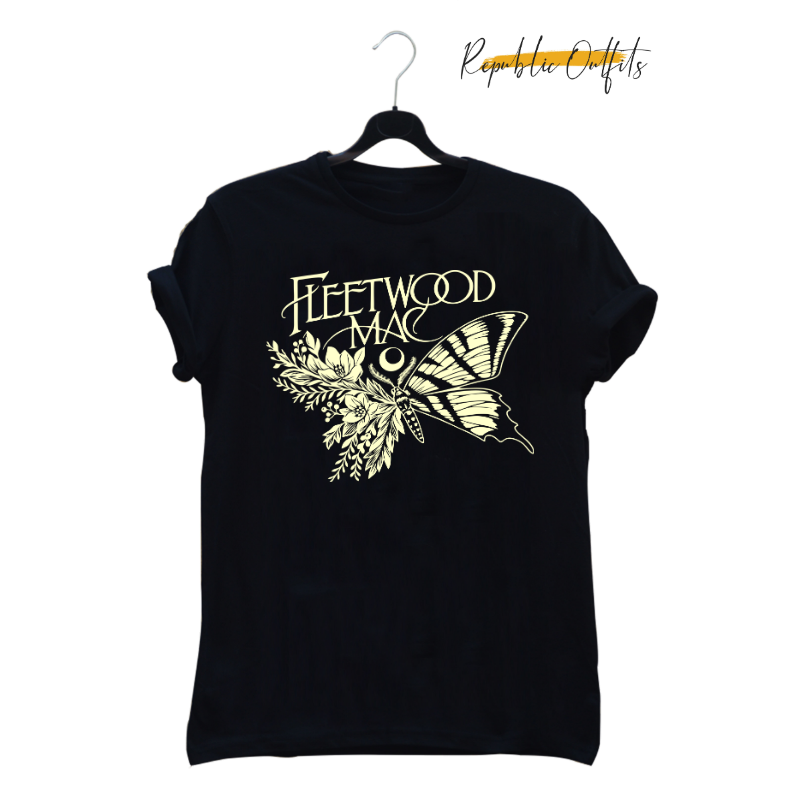 Fleetwood Mac Graphic T-Shirt – 100% Cotton | Screen Printed