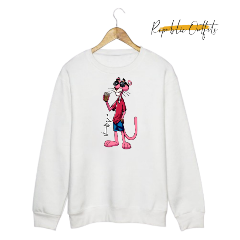 Pink Panther Coffee Sweatshirt