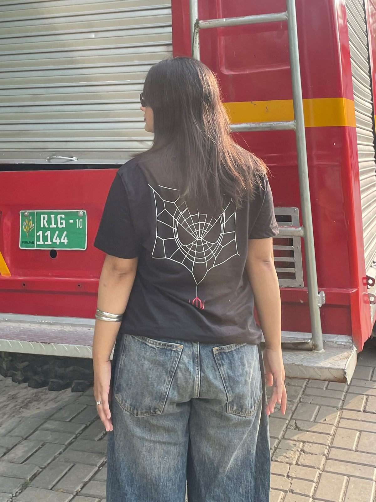 Marvel-Inspired Spider Graphic T-Shirt – Front & Back Screen Print | 100% Cotton