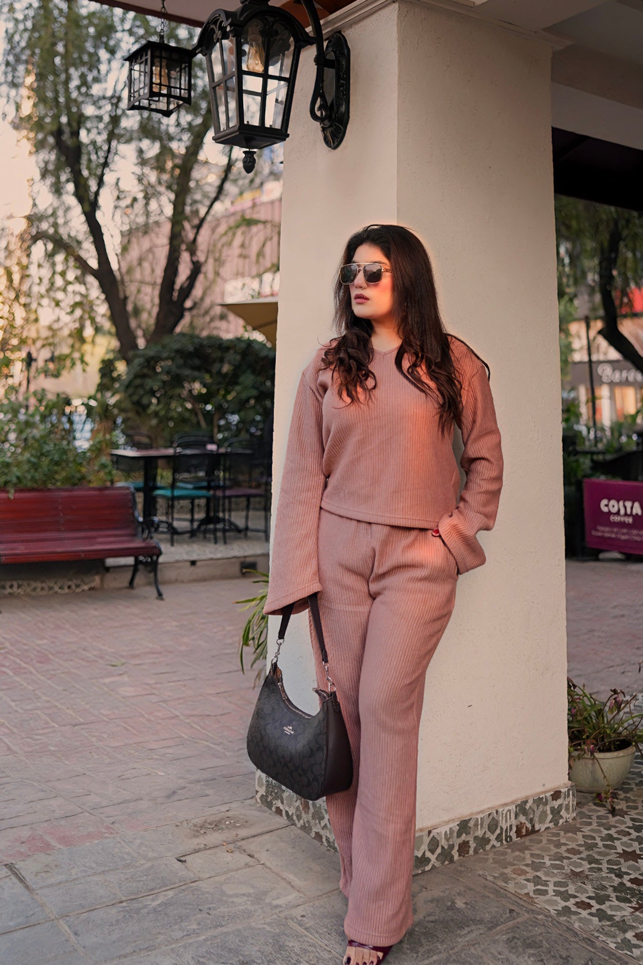Dropped Needle Two-Piece Co-Ord Set