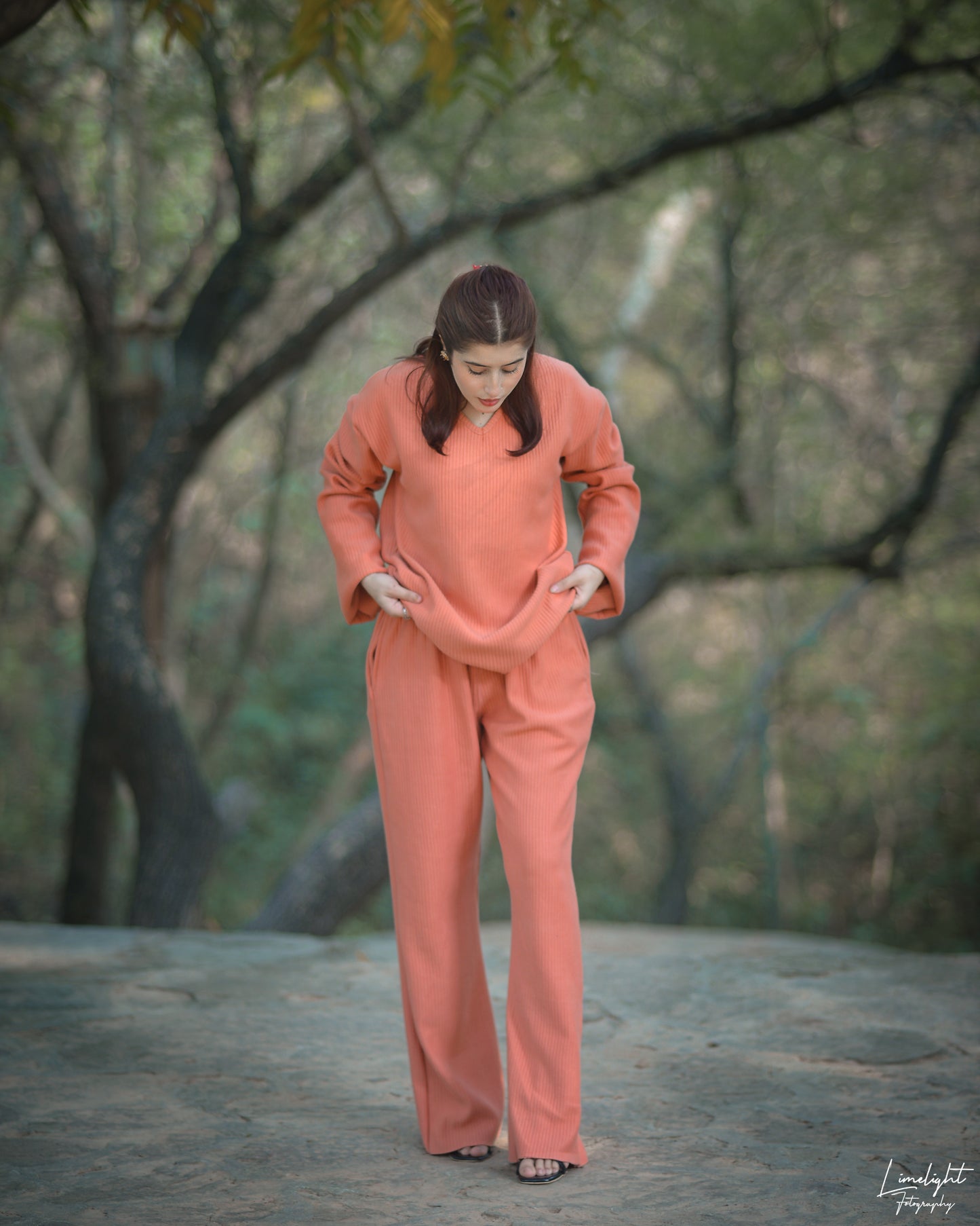 Dropped Needle Two-Piece Co-Ord Set