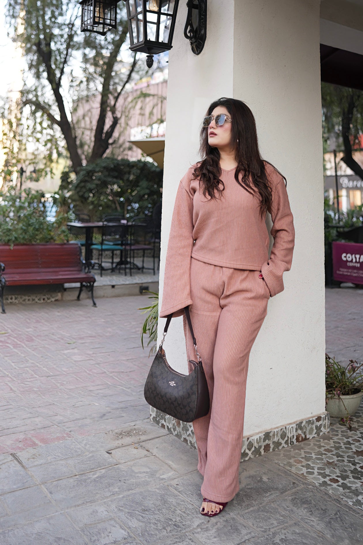 Dropped Needle Two-Piece Co-Ord Set