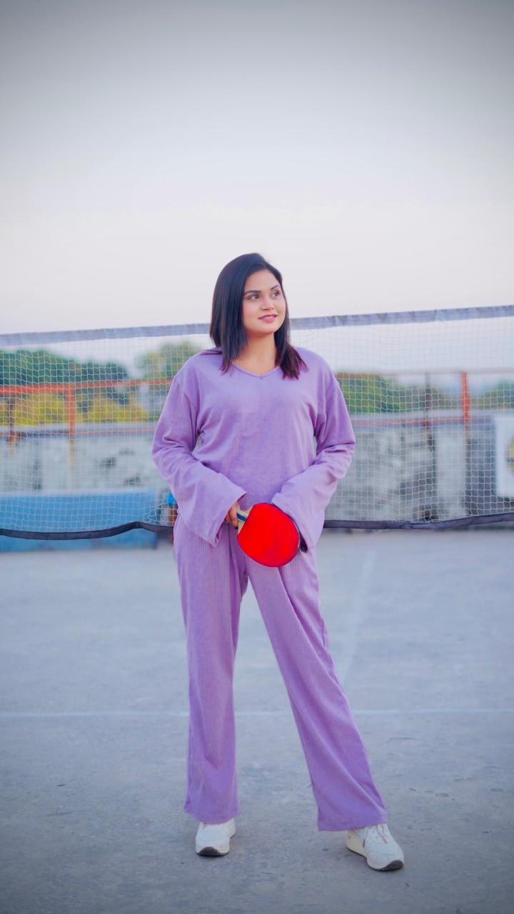 Dropped Needle Two-Piece Co-Ord Set