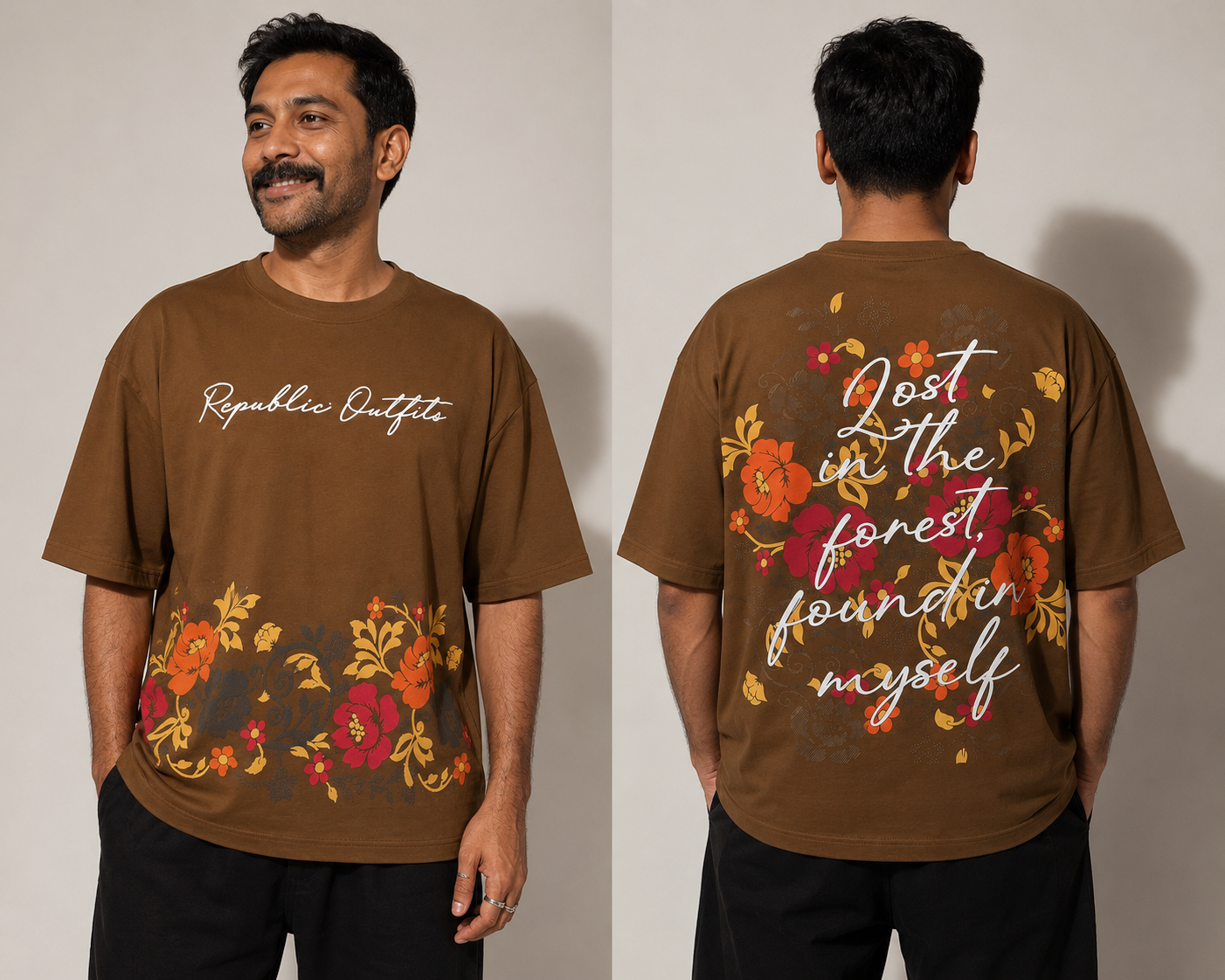 Lost In The Forest Oversized Tee