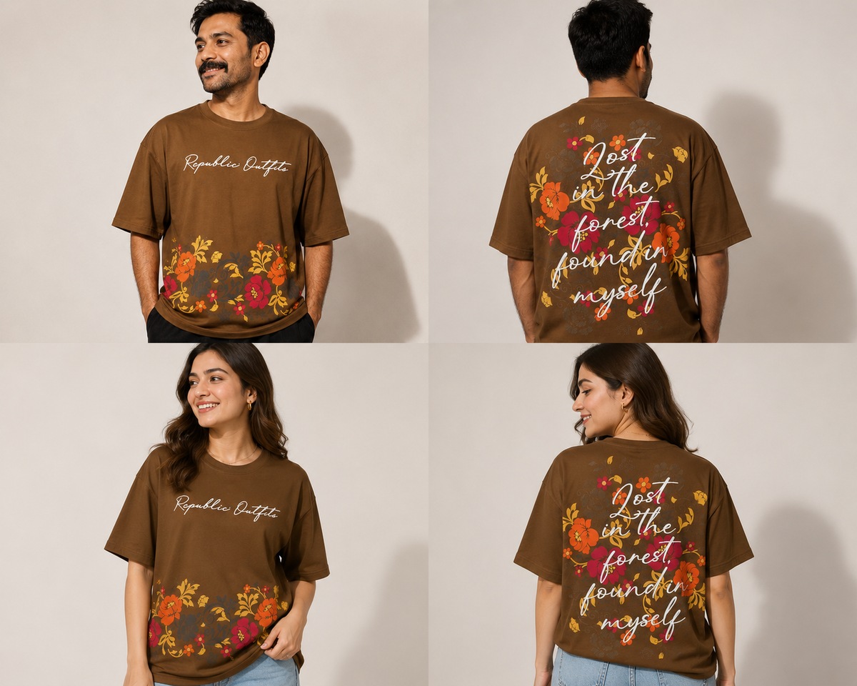 Lost In The Forest Oversized Tee
