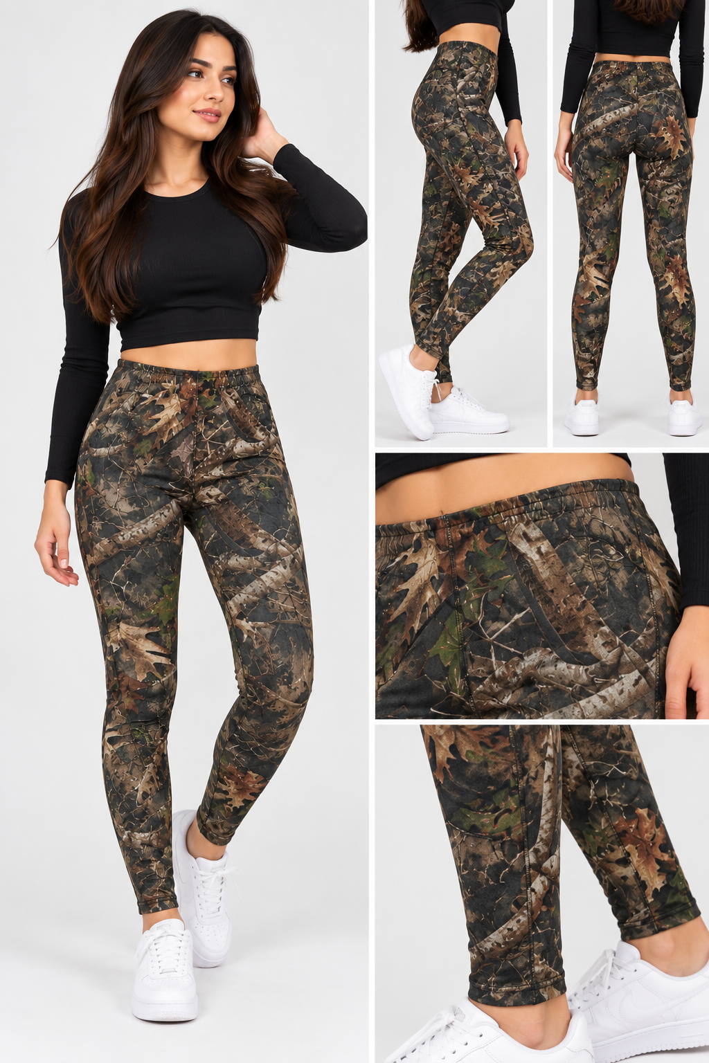 Camouflage Cotton Rib Tights – Outdoor Essentials