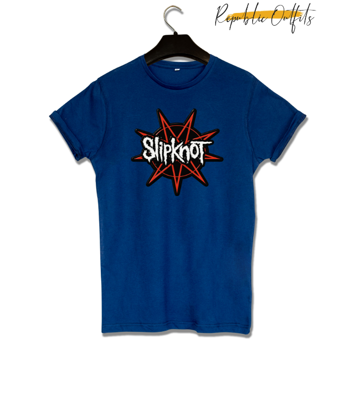 Slipknot Nonagram & Wordmark Logo T-Shirt