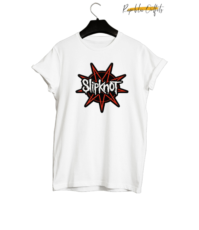 Slipknot Nonagram & Wordmark Logo T-Shirt